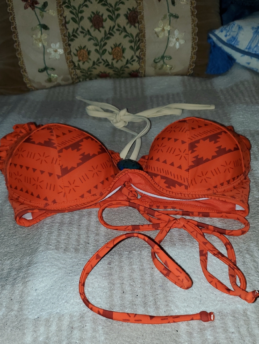 Hot Topic Disney Moana Heart Of Te Fiti Swim Bikini Top - Picture 4 of 15